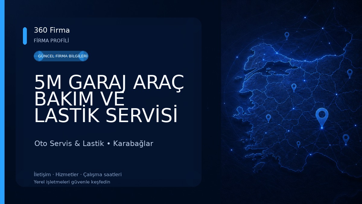5M GARAJ ARAÇ BAKIM VE LASTİK SERVİSİ Oto Servis & Lastik