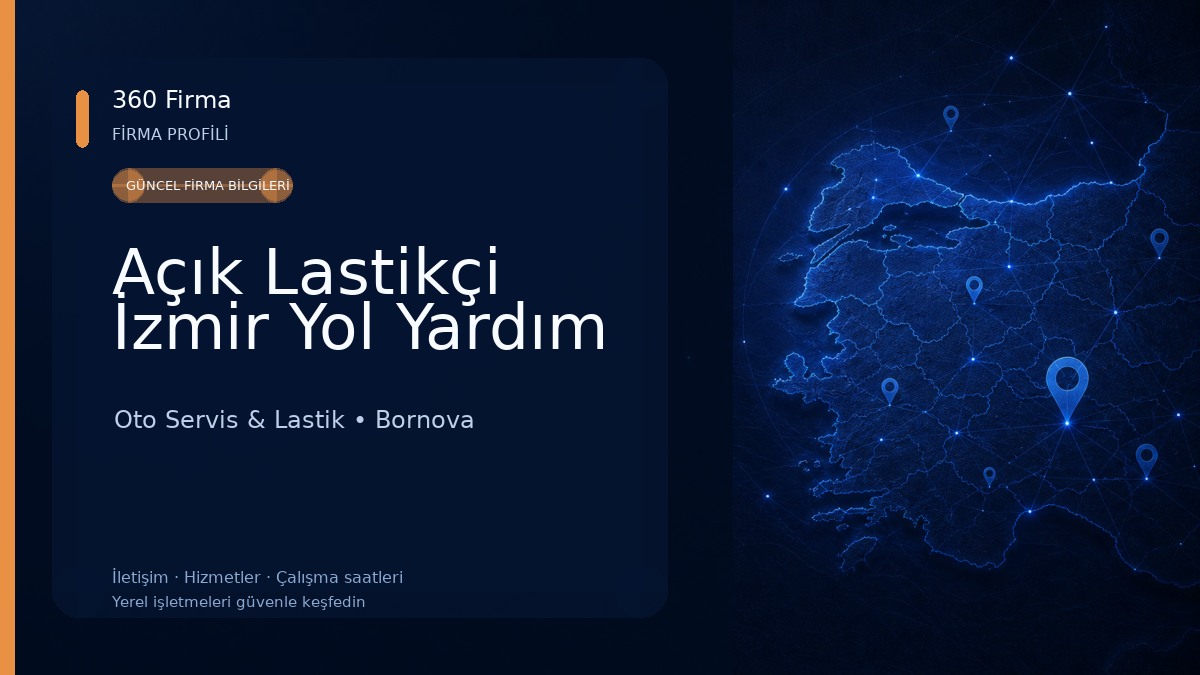 Açık Lastikçi İzmir Yol Yardım Oto Servis & Lastik