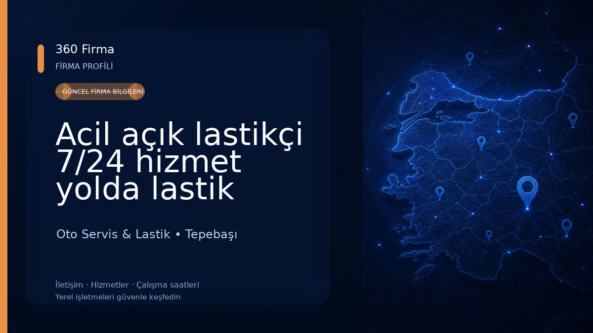 Acil açık lastikçi 7/24 hizmet yolda lastik tamiri ve değişimi