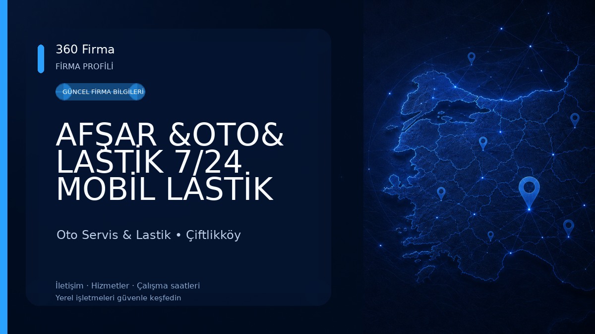 AFŞAR &OTO& LASTİK 7/24 MOBİL LASTİK SERVİSİ & ALTINOVA & TAVŞANLI & TAŞKÖPRÜ Oto Servis & Lastik