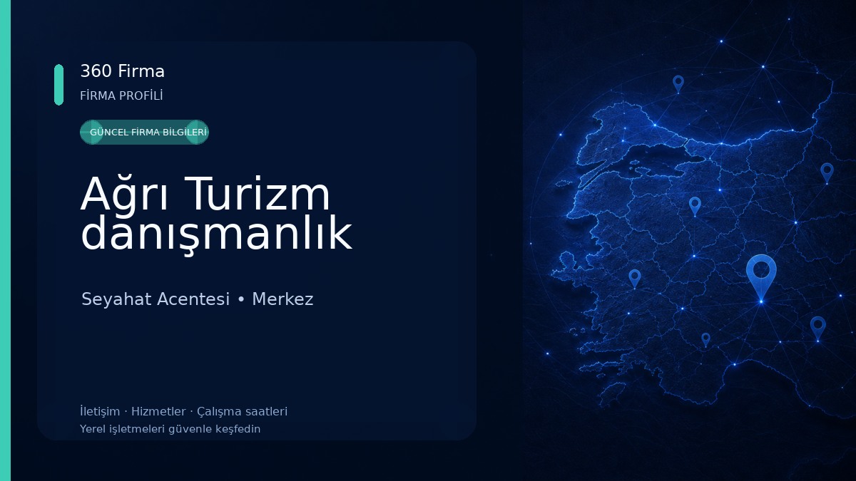 Ağrı Turizm danışmanlık