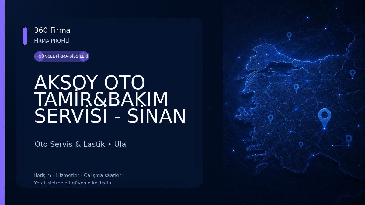 AKSOY OTO TAMİR&BAKIM SERVİSİ - SİNAN USTA Oto Servis & Lastik