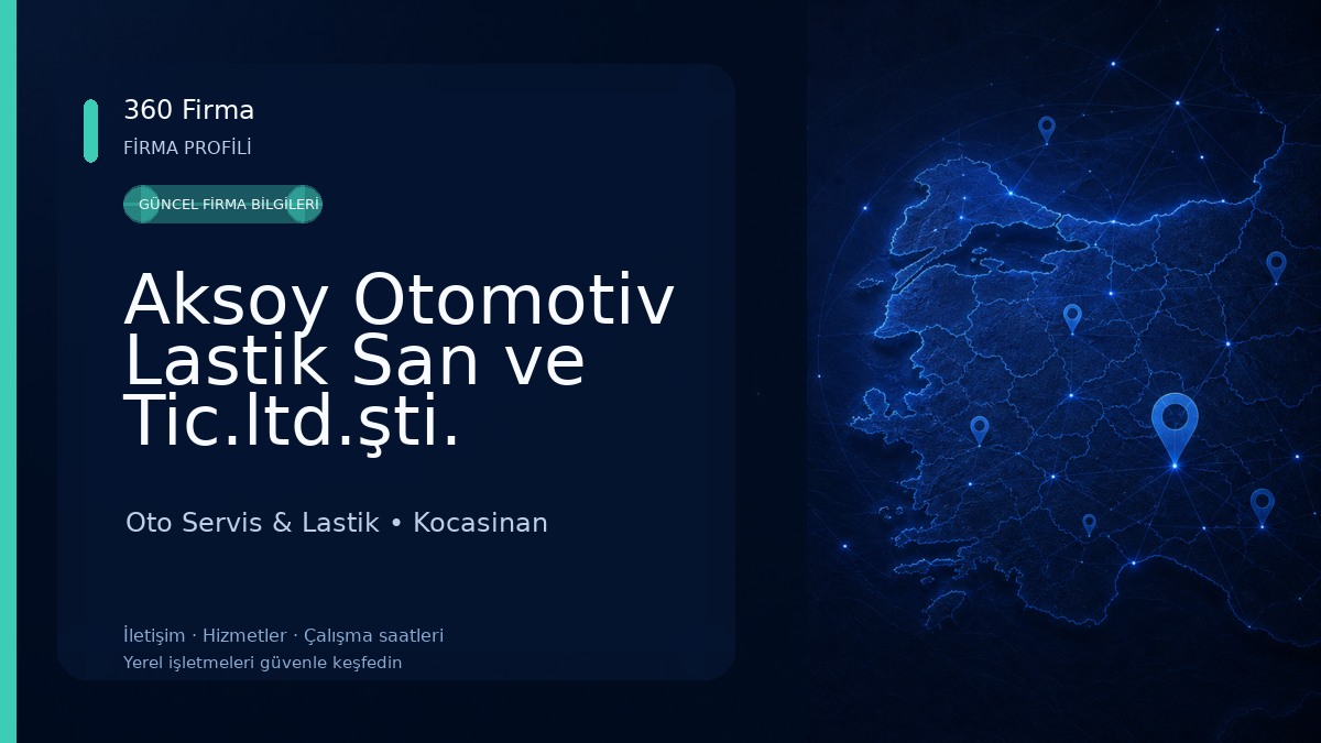 Aksoy Otomotiv Lastik San ve Tic.ltd.şti. Kocasinan/Kayseri Oto Servis & Lastik