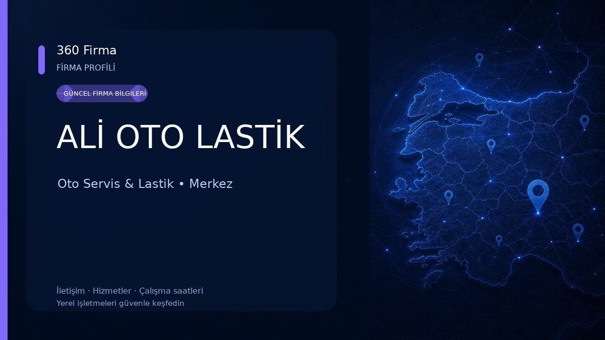 ALİ OTO LASTİK Oto Servis & Lastik