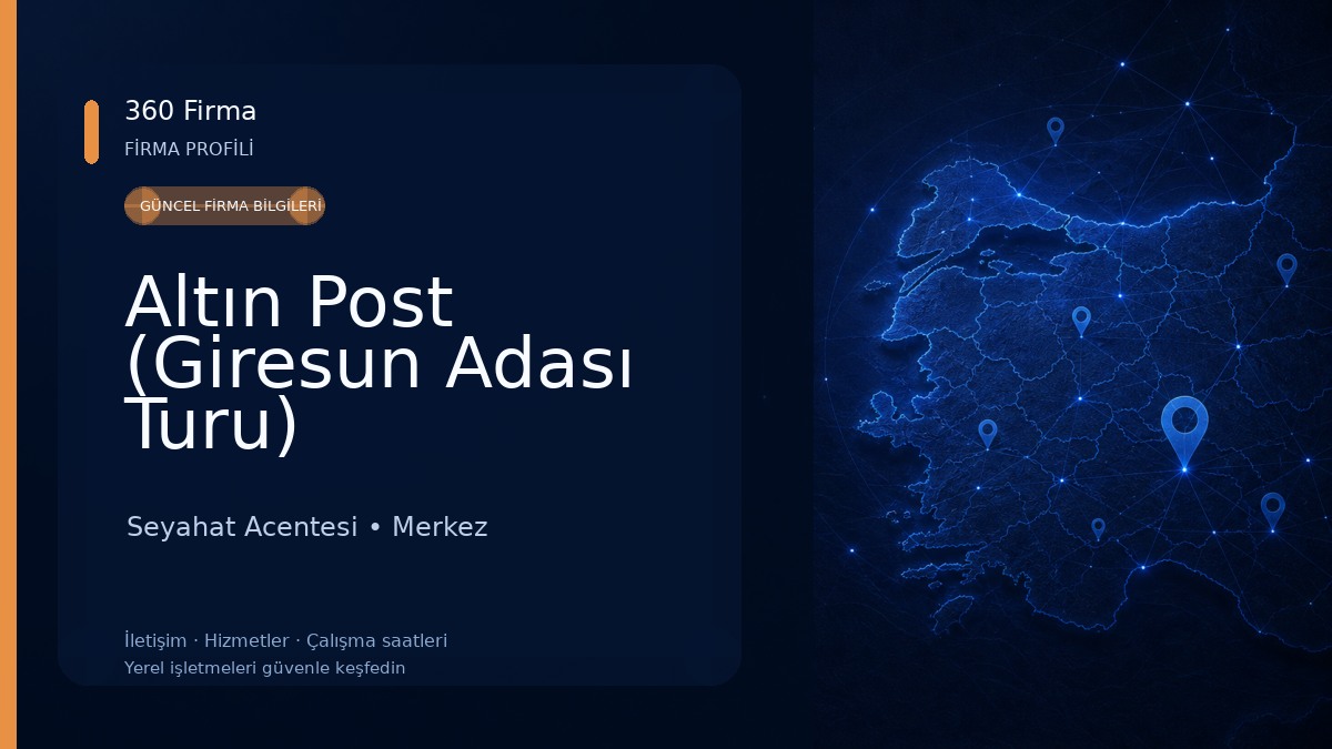 Altın Post (Giresun Adası Turu)