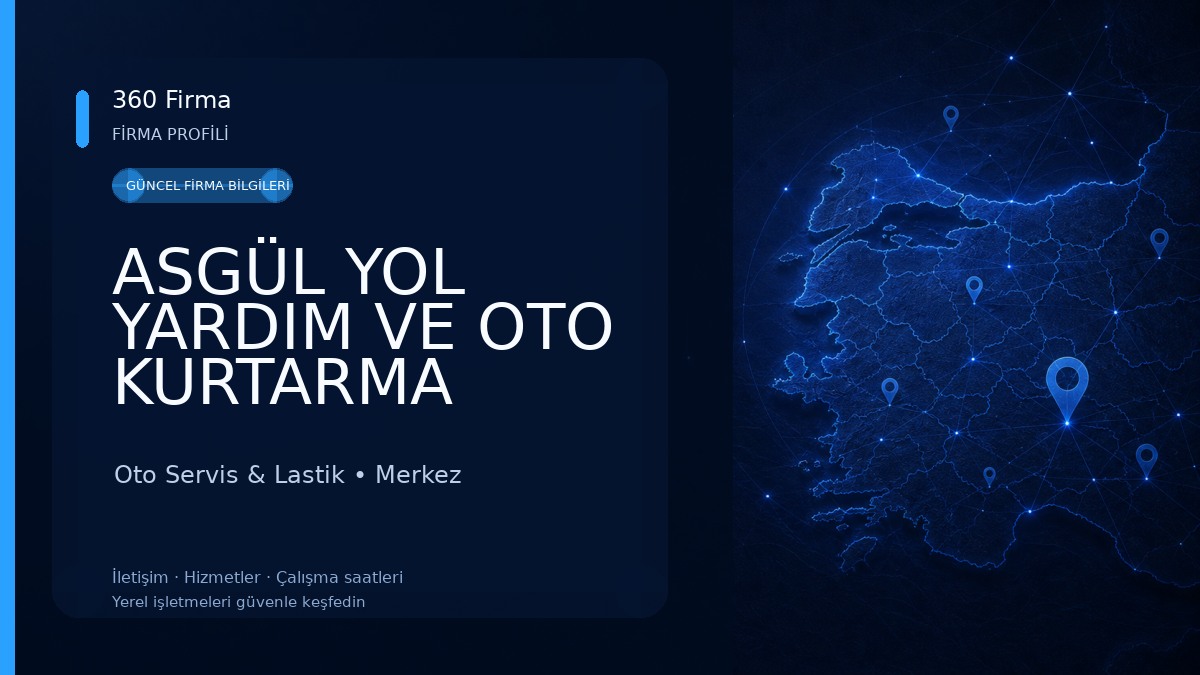 ASGÜL YOL YARDIM VE OTO KURTARMA Oto Servis & Lastik