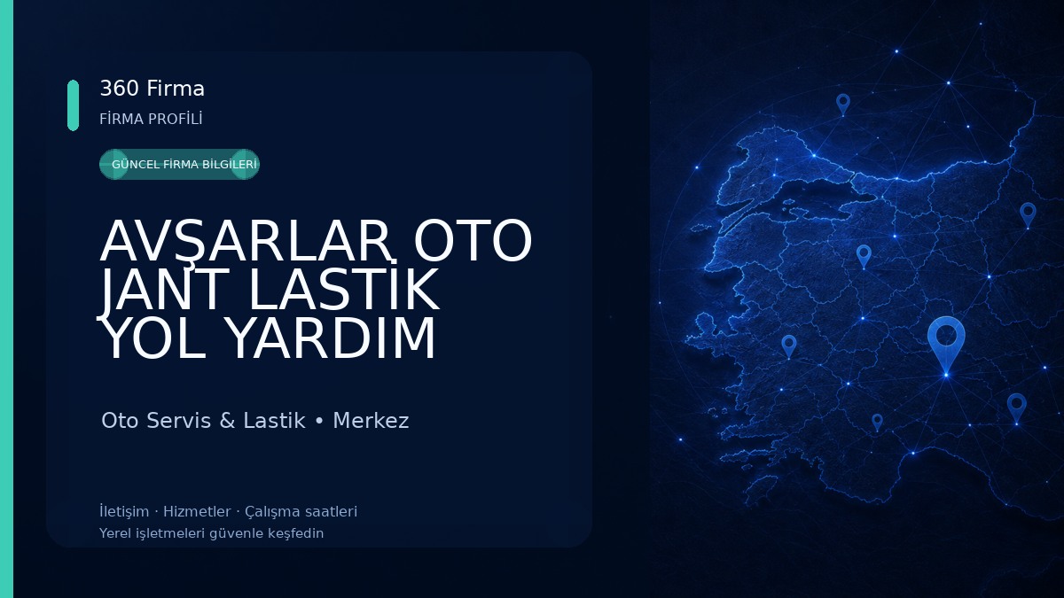 AVŞARLAR OTO JANT LASTİK YOL YARDIM Oto Servis & Lastik