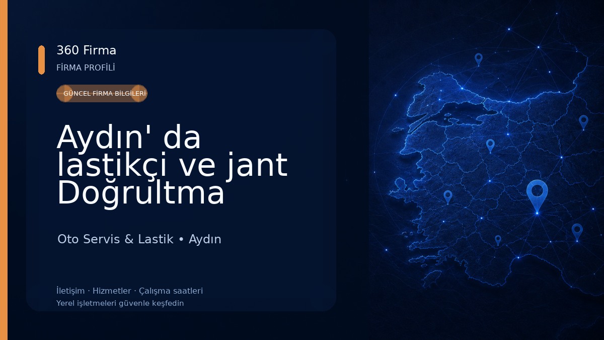 Aydın' da lastikçi ve jant Doğrultma Oto Servis & Lastik