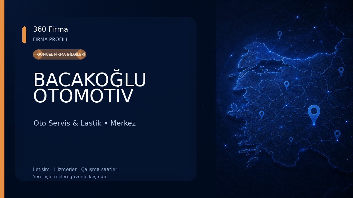 BACAKOĞLU OTOMOTİV Oto Servis & Lastik