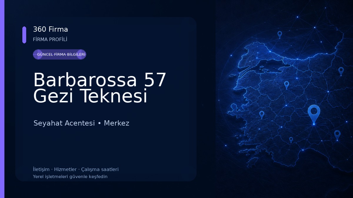Barbarossa 57 Gezi Teknesi Seyahat Acentesi