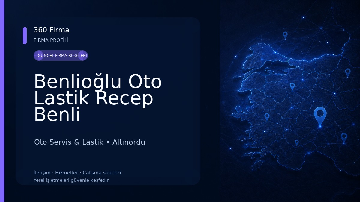 Benlioğlu Oto Lastik Recep Benli