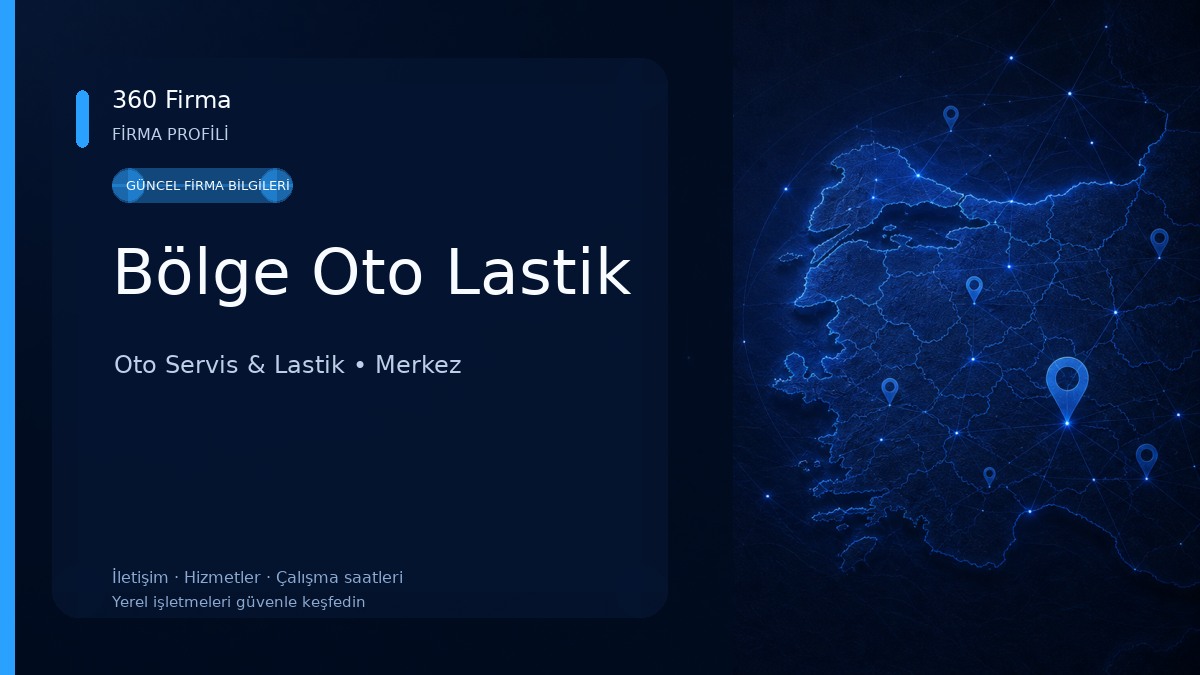 Bölge Oto Lastik Oto Servis & Lastik