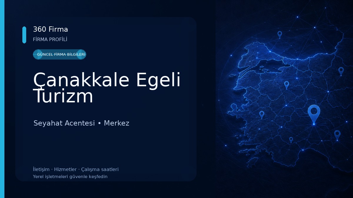 Çanakkale Egeli Turizm