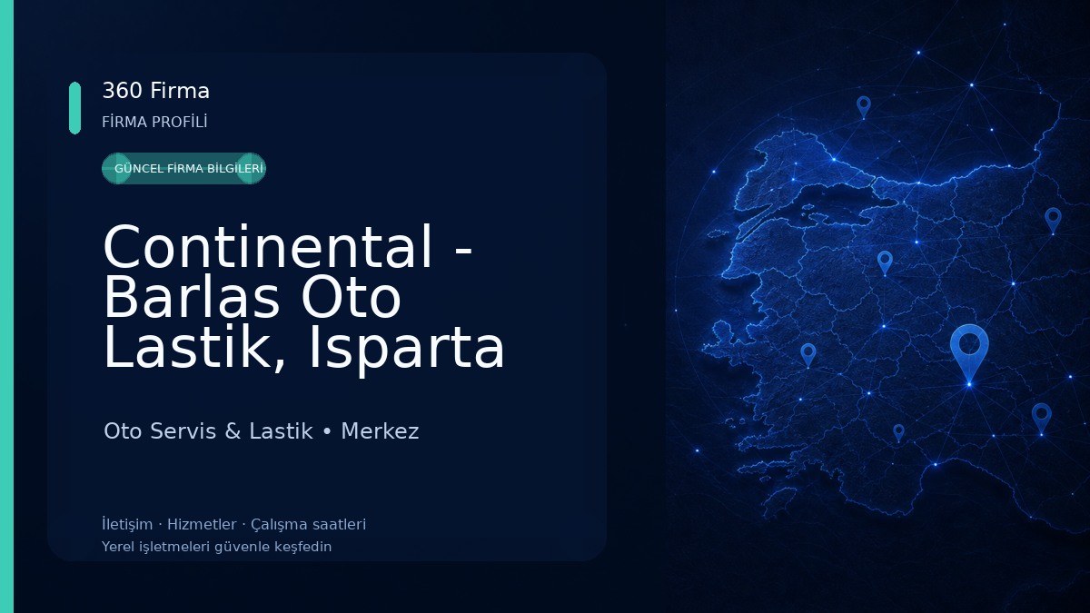 Continental - Barlas Oto Lastik, Isparta
