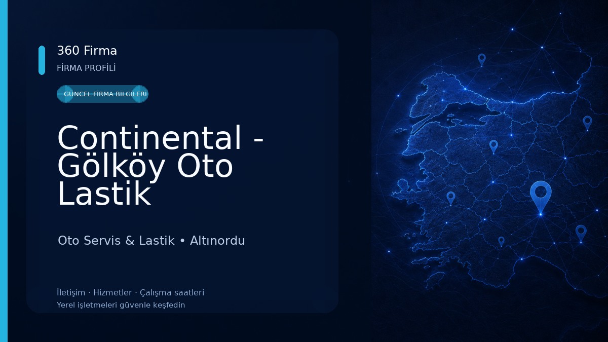 Continental - Gölköy Oto Lastik Oto Servis & Lastik