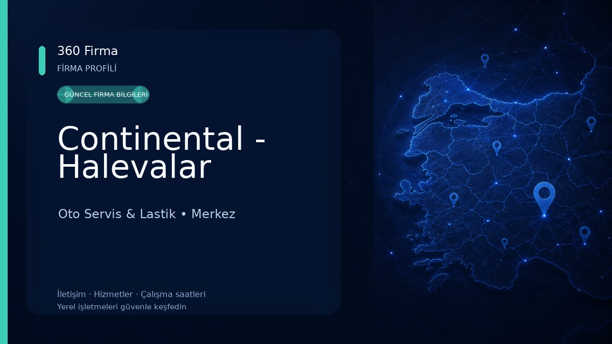 Continental - Halevalar Oto Servis & Lastik