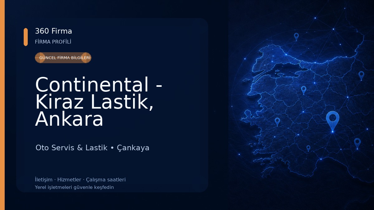 Continental - Kiraz Lastik, Ankara