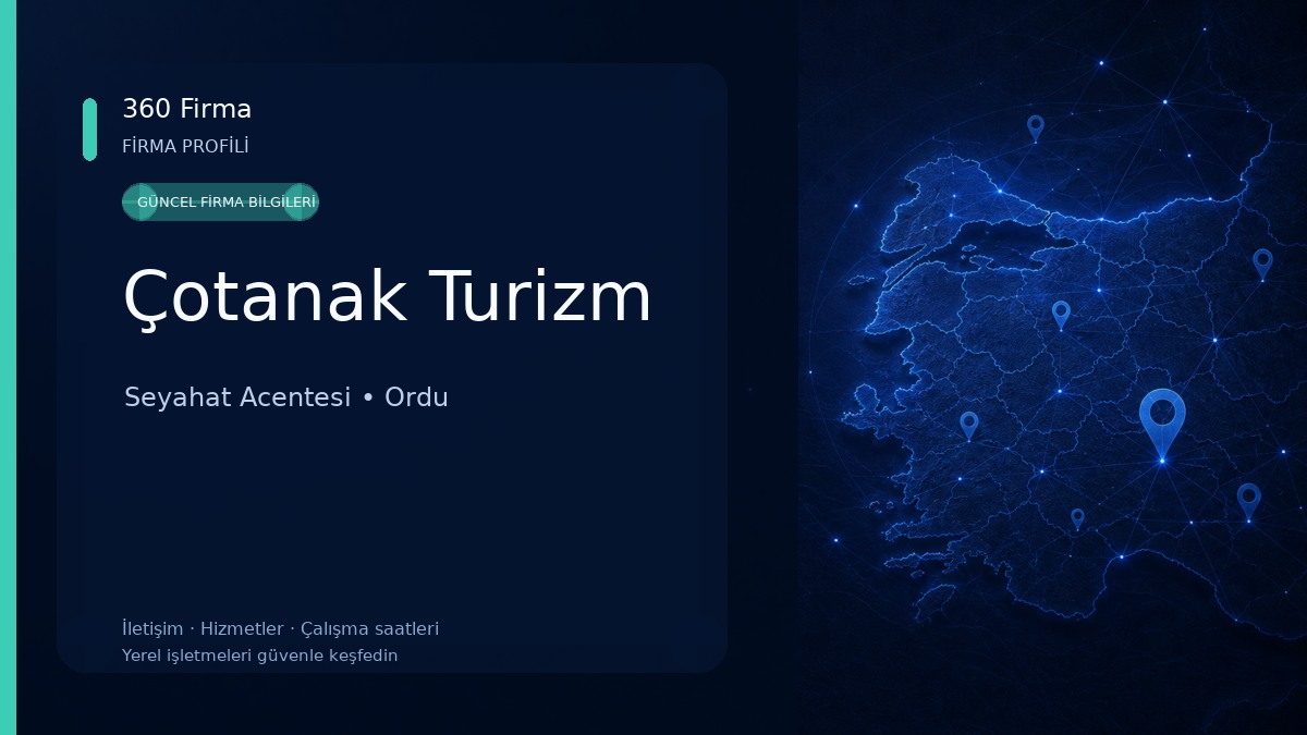 Çotanak Turizm Seyahat Acentesi