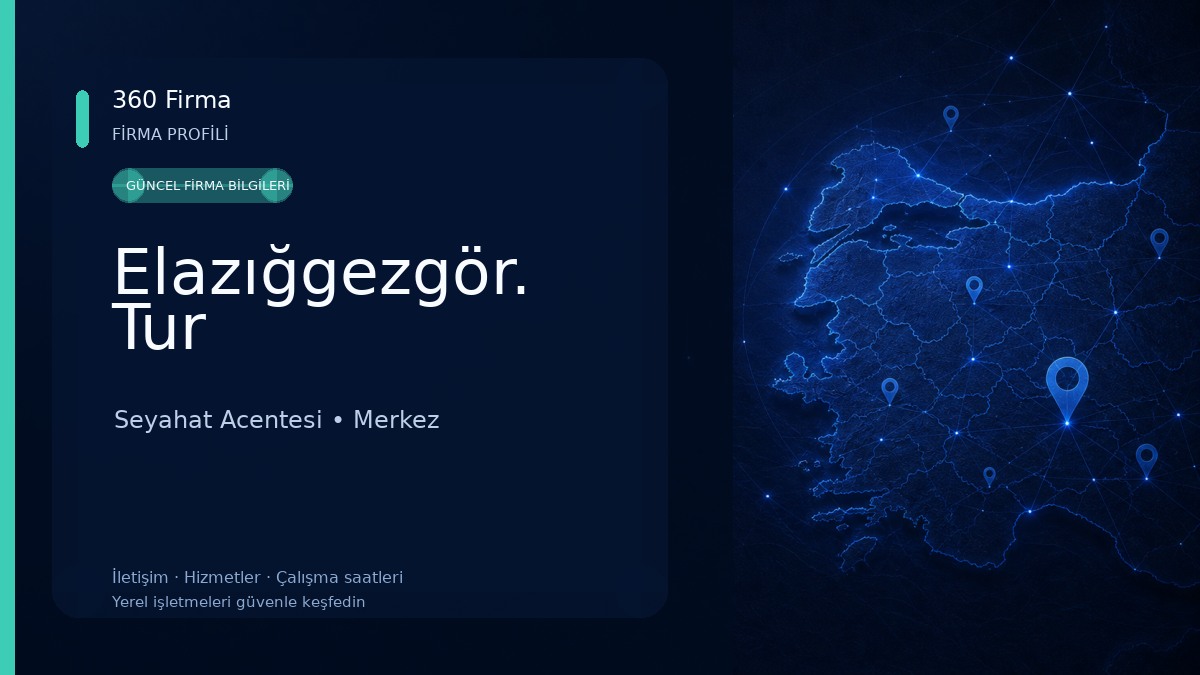Elazığgezgör. Tur Seyahat Acentesi