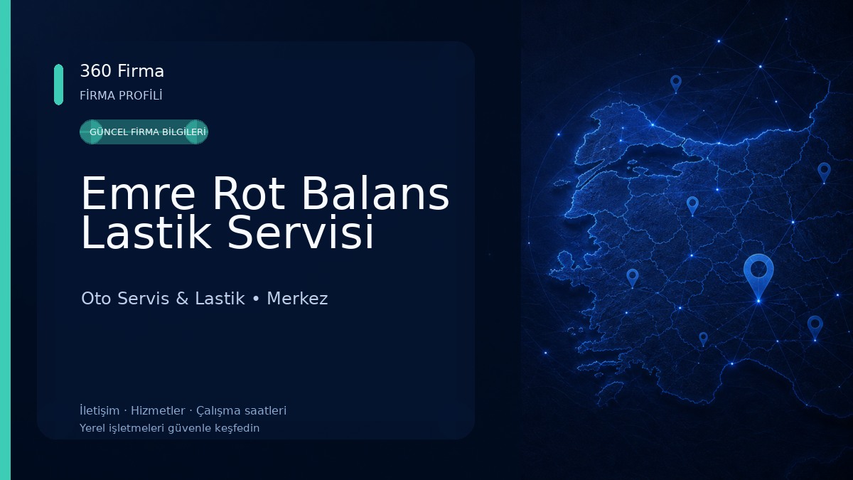 Emre Rot Balans Lastik Servisi