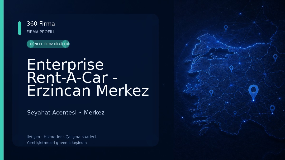 Enterprise Rent-A-Car - Erzincan Merkez Araç Kiralama Seyahat Acentesi
