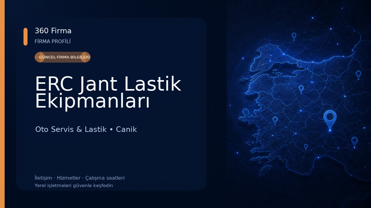 ERC Jant Lastik Ekipmanları Oto Servis & Lastik