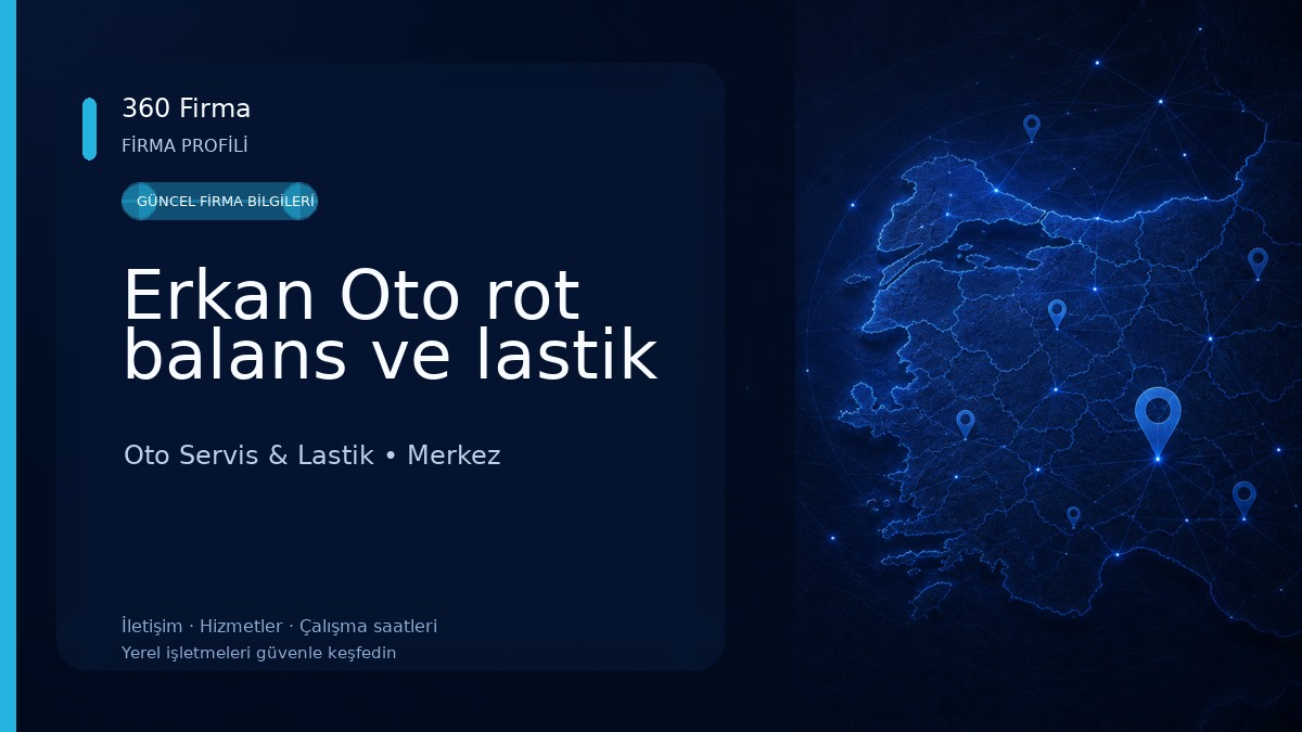 Erkan Oto rot balans ve lastik Oto Servis & Lastik
