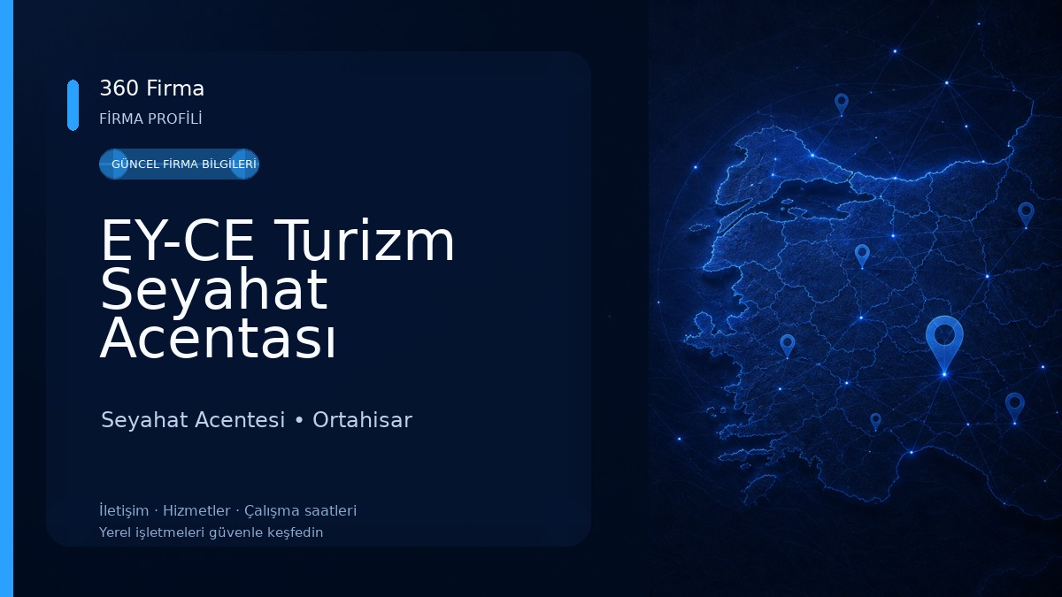 EY-CE Turizm Seyahat Acentası Seyahat Acentesi