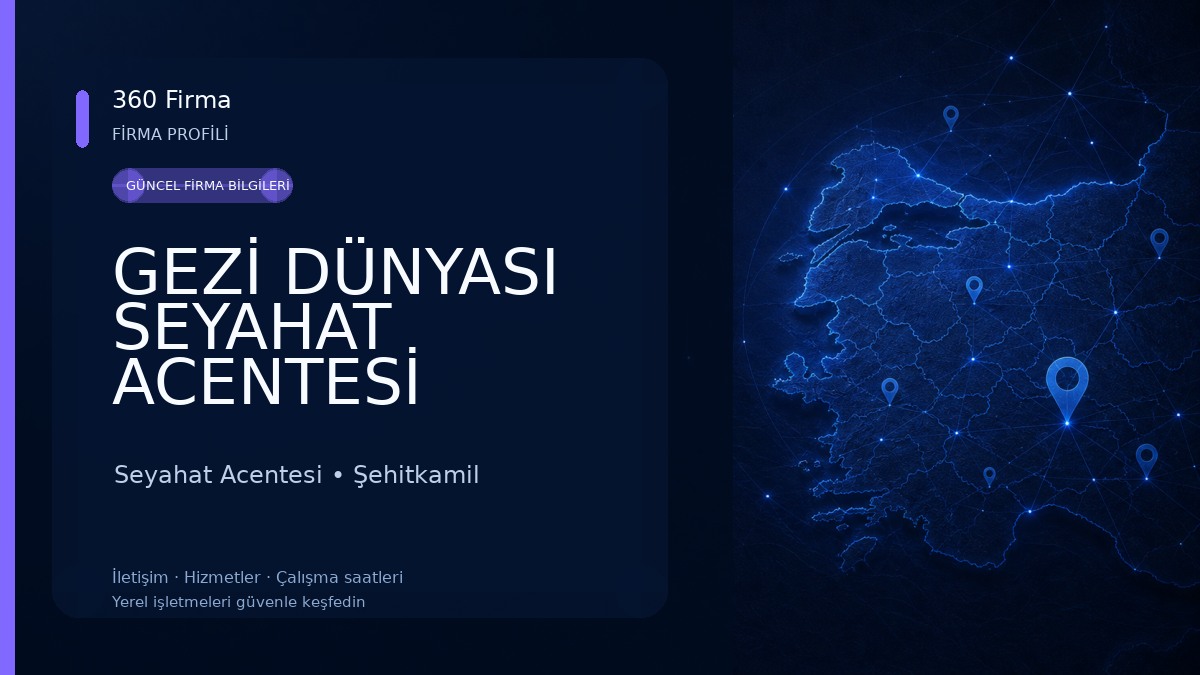 GEZİ DÜNYASI SEYAHAT ACENTESİ Seyahat Acentesi
