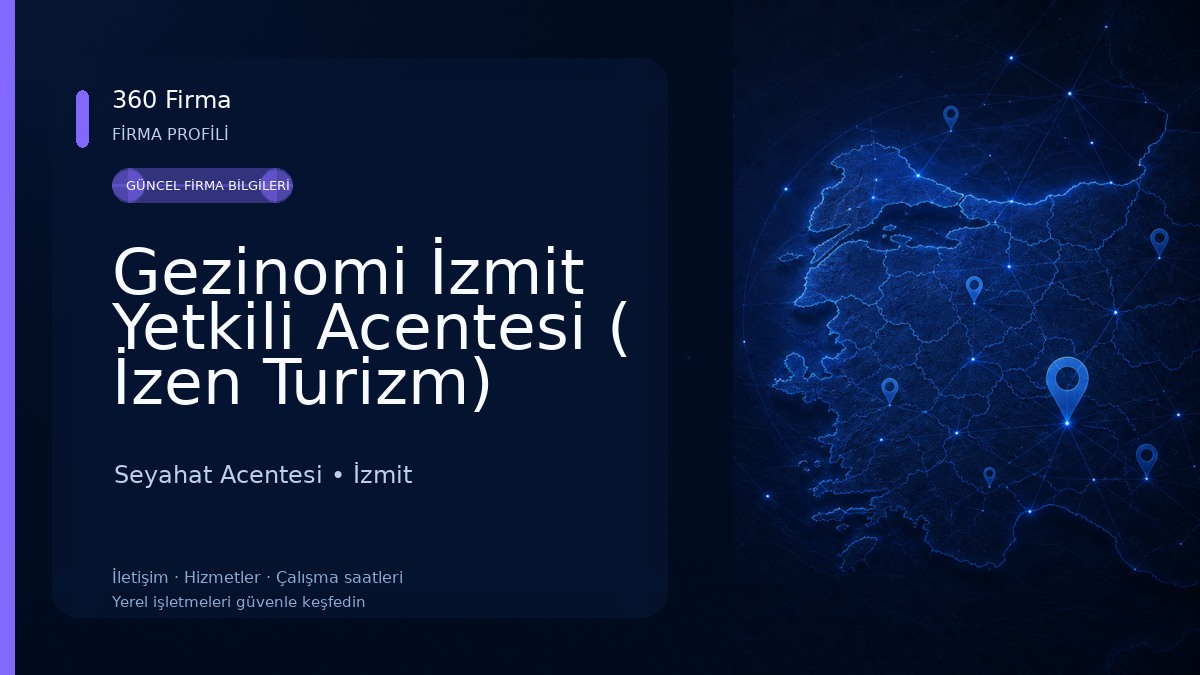 Gezinomi İzmit Yetkili Acentesi ( İzen Turizm) 