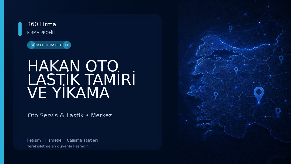 HAKAN OTO LASTİK TAMİRİ VE YİKAMA Oto Servis & Lastik