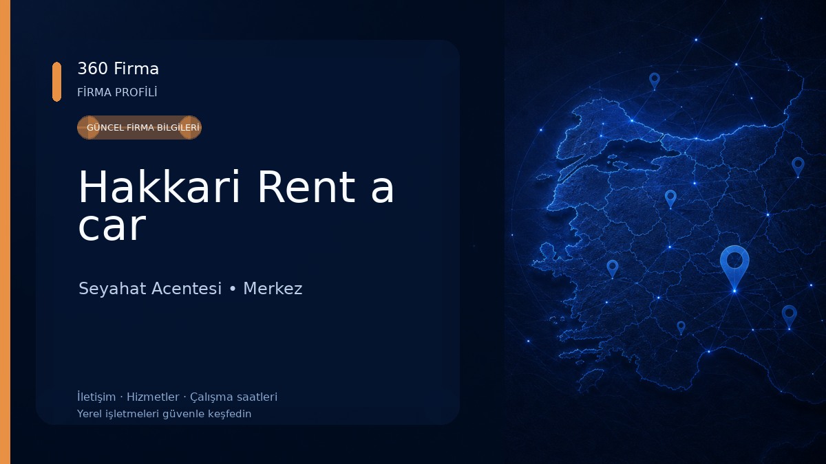 Hakkari Rent a car