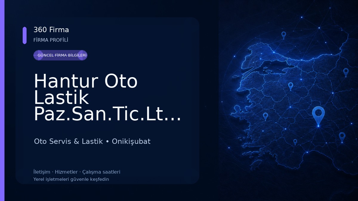 Hantur Oto Lastik Paz.San.Tic.Ltd.Şti