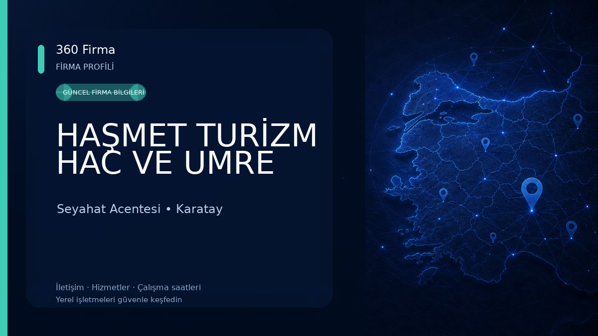 HAŞMET TURİZM HAC VE UMRE Seyahat Acentesi