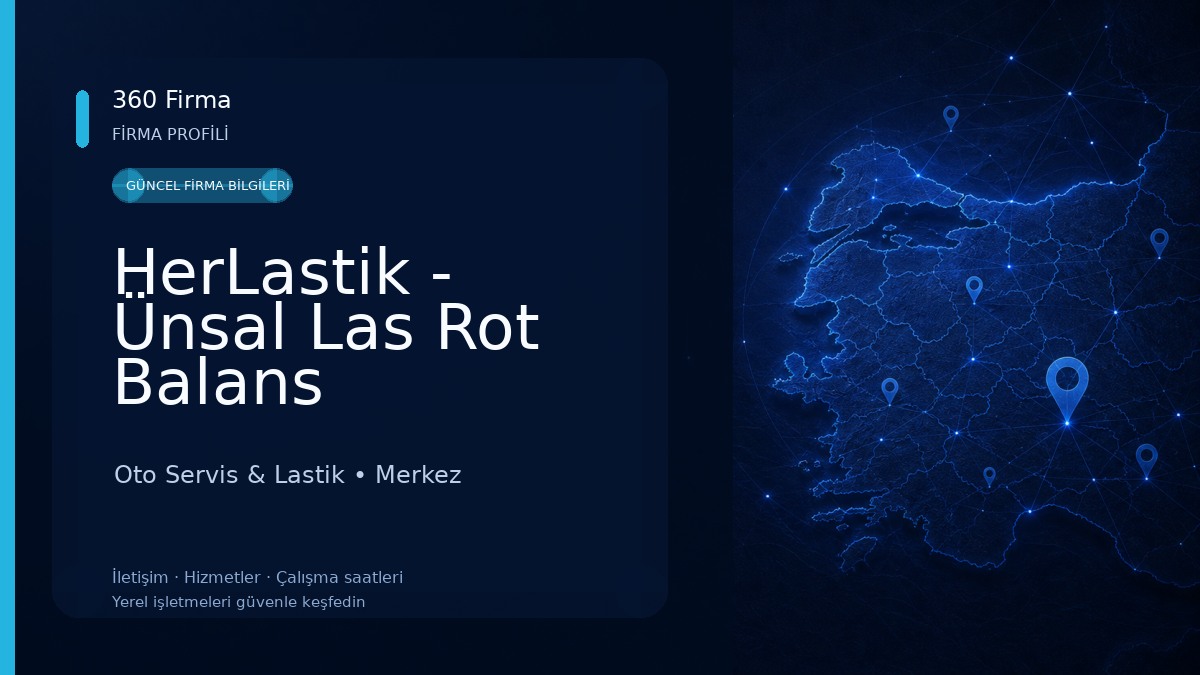 HerLastik - Ünsal Las Rot Balans Oto Servis & Lastik