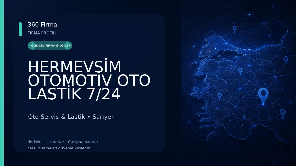 HERMEVSİM OTOMOTİV OTO LASTİK 7/24 OTO LASTİK TAMİR VE SATIŞI Oto Servis & Lastik