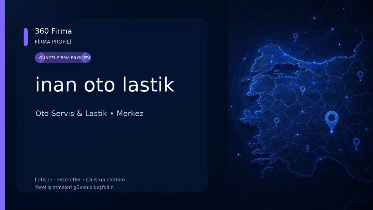 inan oto lastik Oto Servis & Lastik