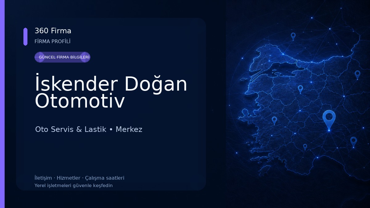 İskender Doğan Otomotiv Oto Servis & Lastik