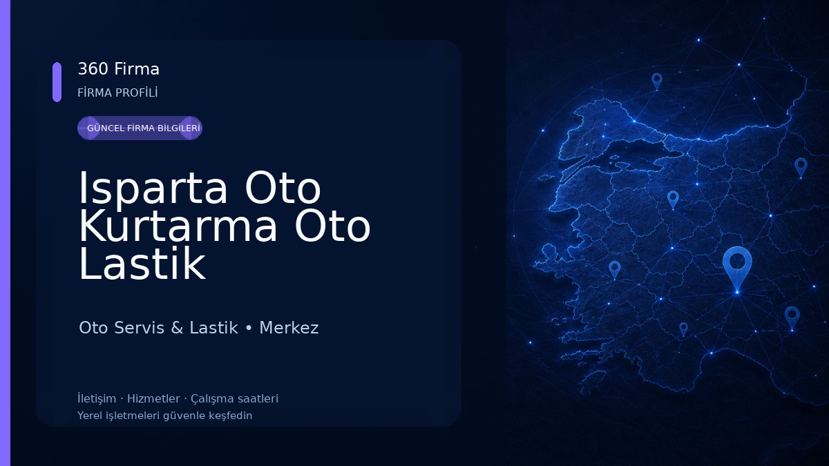 Isparta Oto Kurtarma Oto Lastik Oto Servis & Lastik