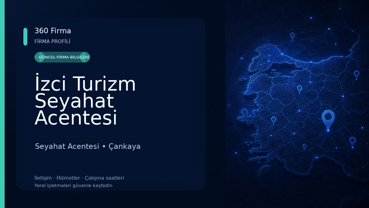 İzci Turizm Seyahat Acentesi Seyahat Acentesi