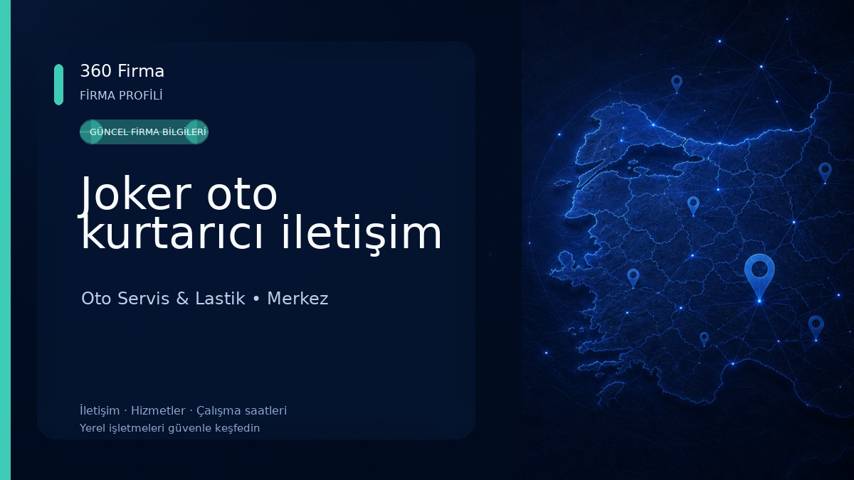 Joker oto kurtarıcı iletişim Oto Servis & Lastik