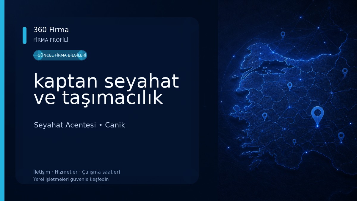 kaptan seyahat ve taşımacılık Seyahat Acentesi