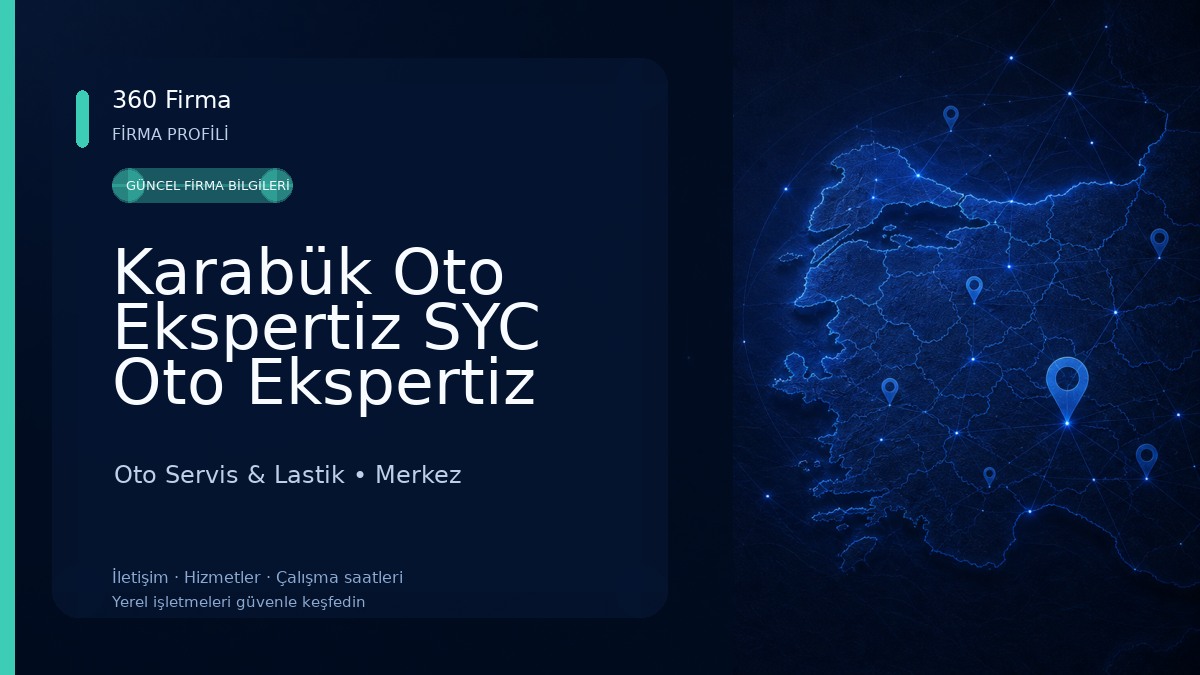 Karabük Oto Ekspertiz SYC Oto Ekspertiz Oto Servis & Lastik