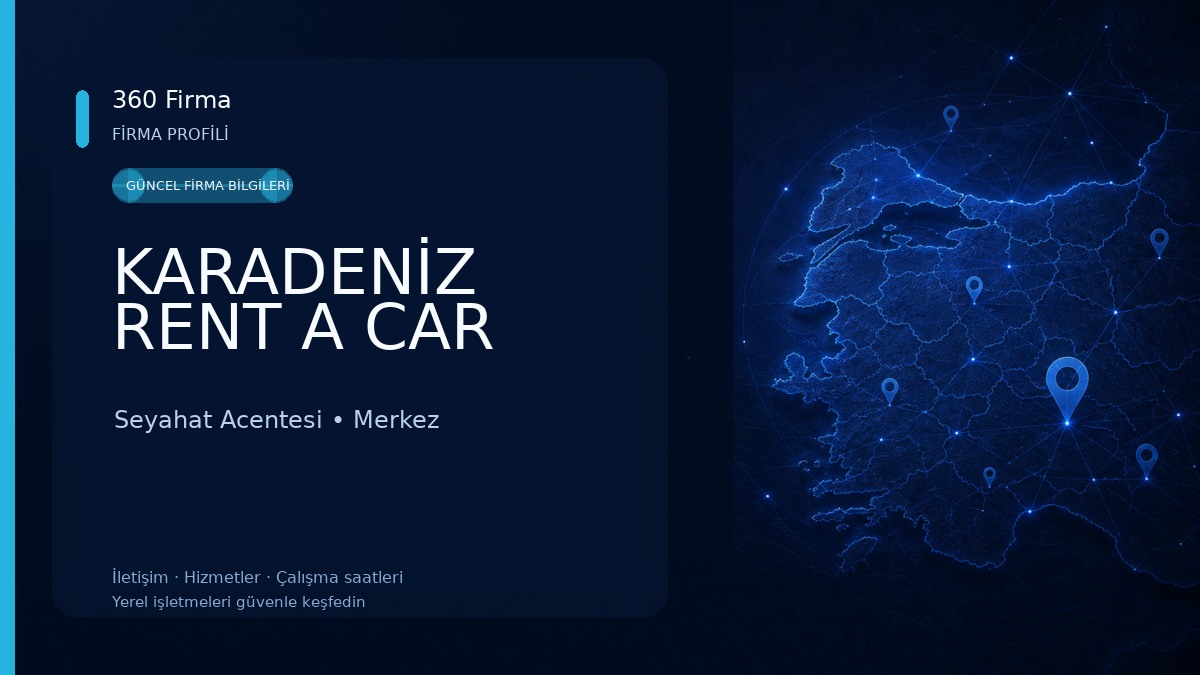 KARADENİZ RENT A CAR Seyahat Acentesi