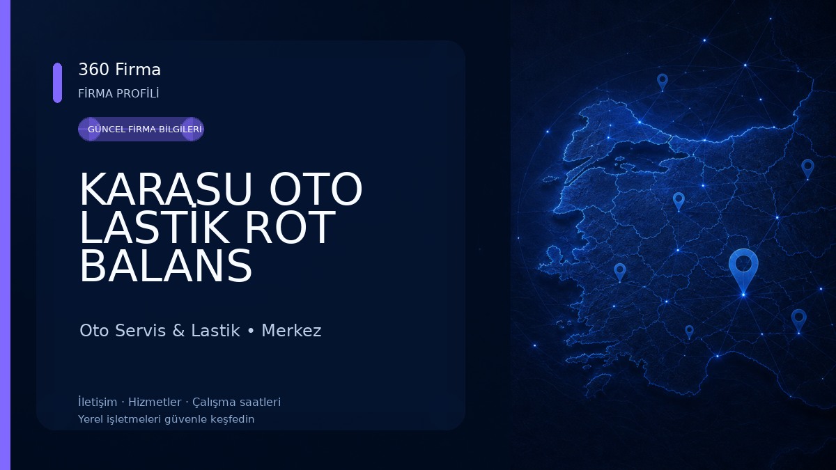 KARASU OTO LASTİK ROT BALANS 