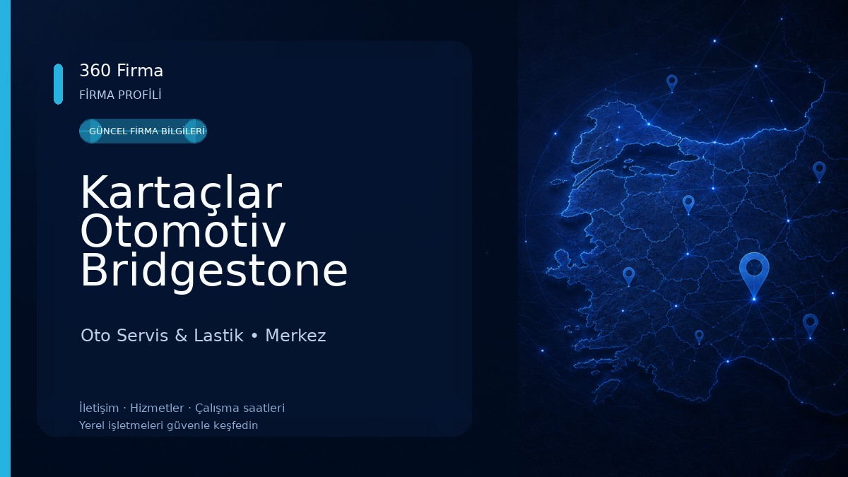 Kartaçlar Otomotiv Bridgestone Oto Servis & Lastik