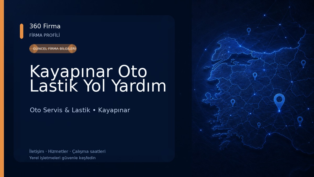 Kayapınar Oto Lastik Yol Yardım Oto Servis & Lastik