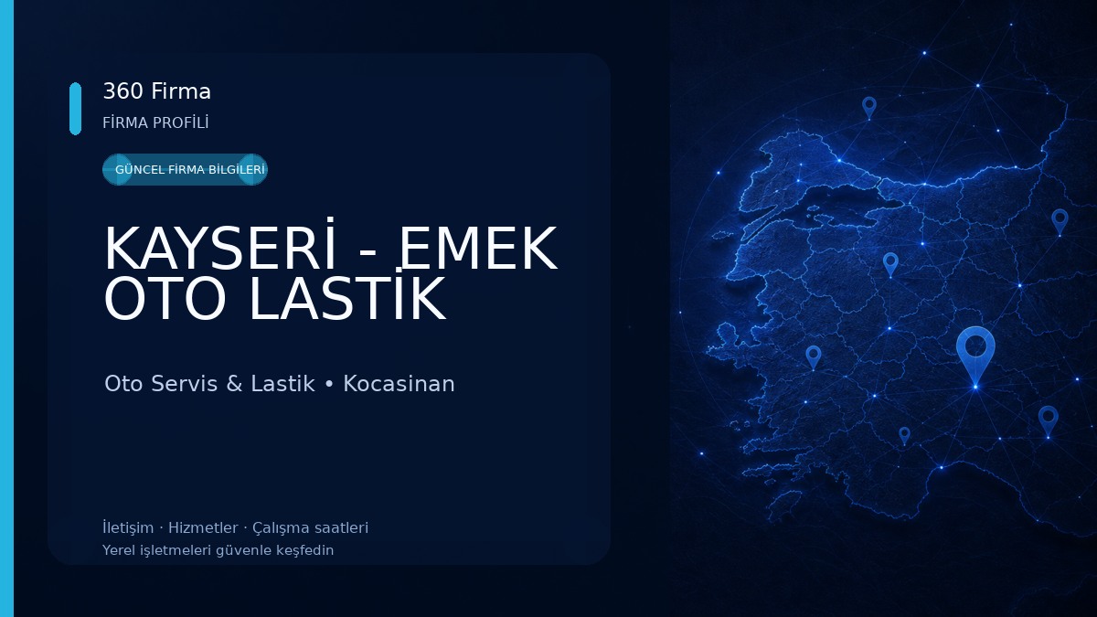 KAYSERİ - EMEK OTO LASTİK Oto Servis & Lastik