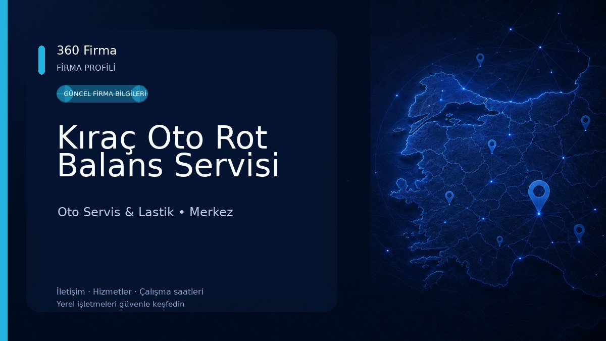 Kıraç Oto Rot Balans Servisi