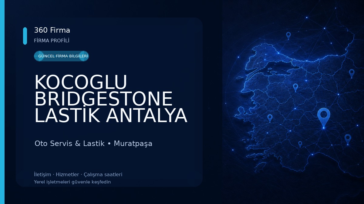 KOCOGLU BRIDGESTONE LASTİK ANTALYA LARA